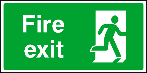 Fire Exit Signs Right (500x250)