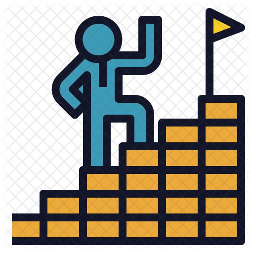 Success Ladder Icon - Path To Success Icon (512x512)
