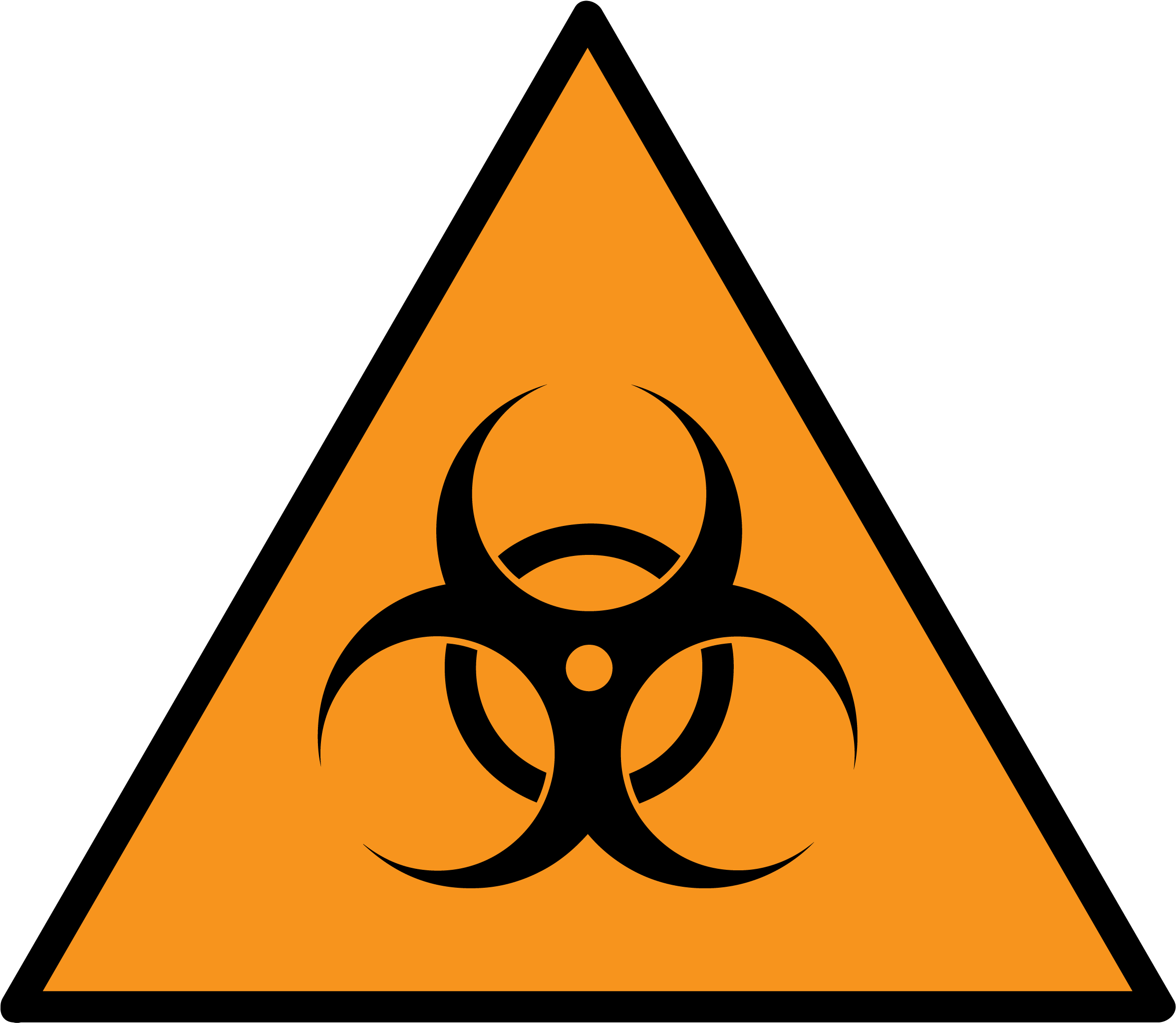 Biohazard Clipart Transparent - Biohazard Symbol (2500x2500)