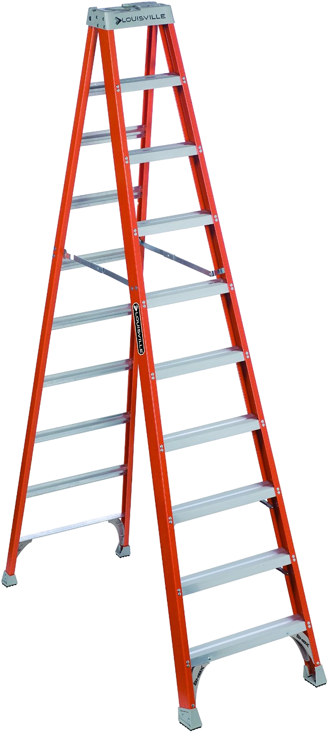 Step Ladder Png - Louisville 10 Ft Ladder (693x1500)
