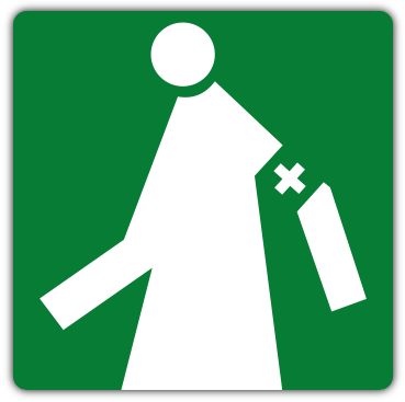 First Aid Safety Sign - First Aid (400x400)