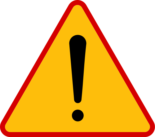 Warning Sign - Warning Sign (500x442)
