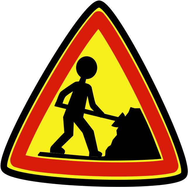 Warning Cedric Bosdon Png Images - Under Construction Clip Art (800x800)