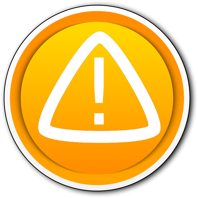 Warning Clip Art Download - Boton Warning (800x800)