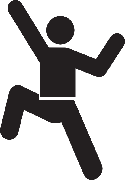 Climber Clip Art At Clker - Climbing Clip Art (414x598)