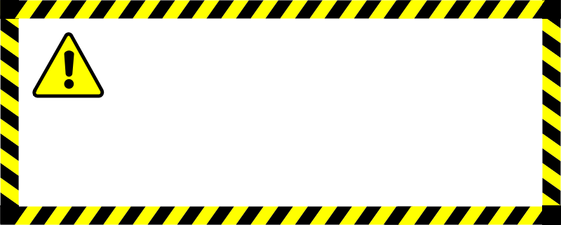 Similar Clip Art - Warning Png (900x362)