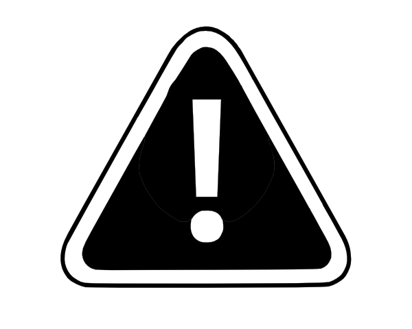 Road Sign Black And White Clip Art - Road Sign Black And White (600x480)