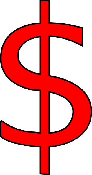 Dollar Sign Clip Art (312x591)