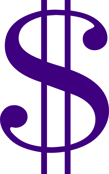 Dollar Sign Clip Art - Cute Dollar Sign (378x600)