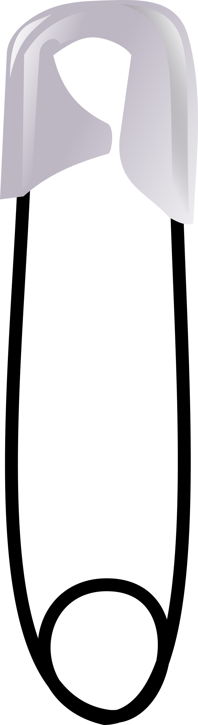 This Free Icons Png Design Of Safety Pin - Safety Pin Clip Art (655x2400)