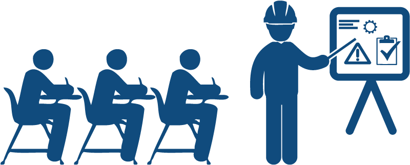 Safety Training - School Black And White (845x372)