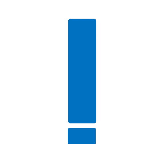 Blue-white Warning Icon Clip Art At Clker - Clip Art (600x503)