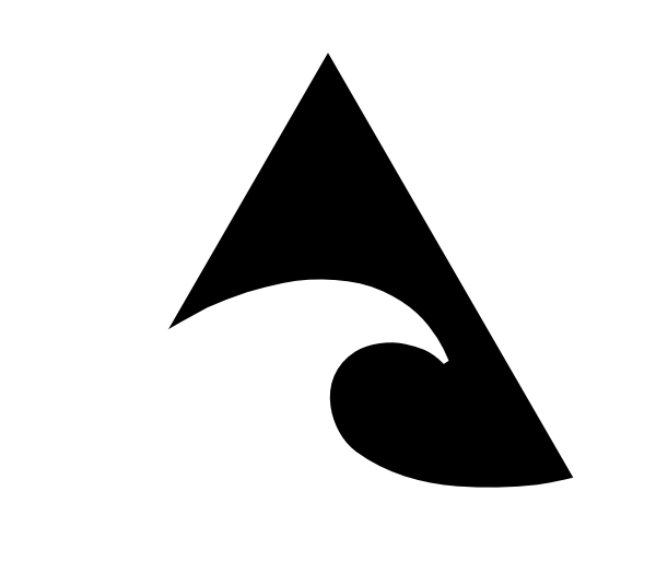 Tsunami Warning Sign Black And White (600x524)