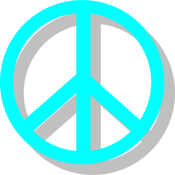 Peace Sign Vector Clip Art - Peace Sign (600x600)