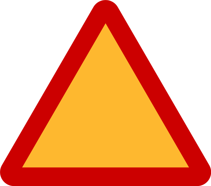 Triangle Clipart Caution - Does The Yellow Triangle Mean (679x600)