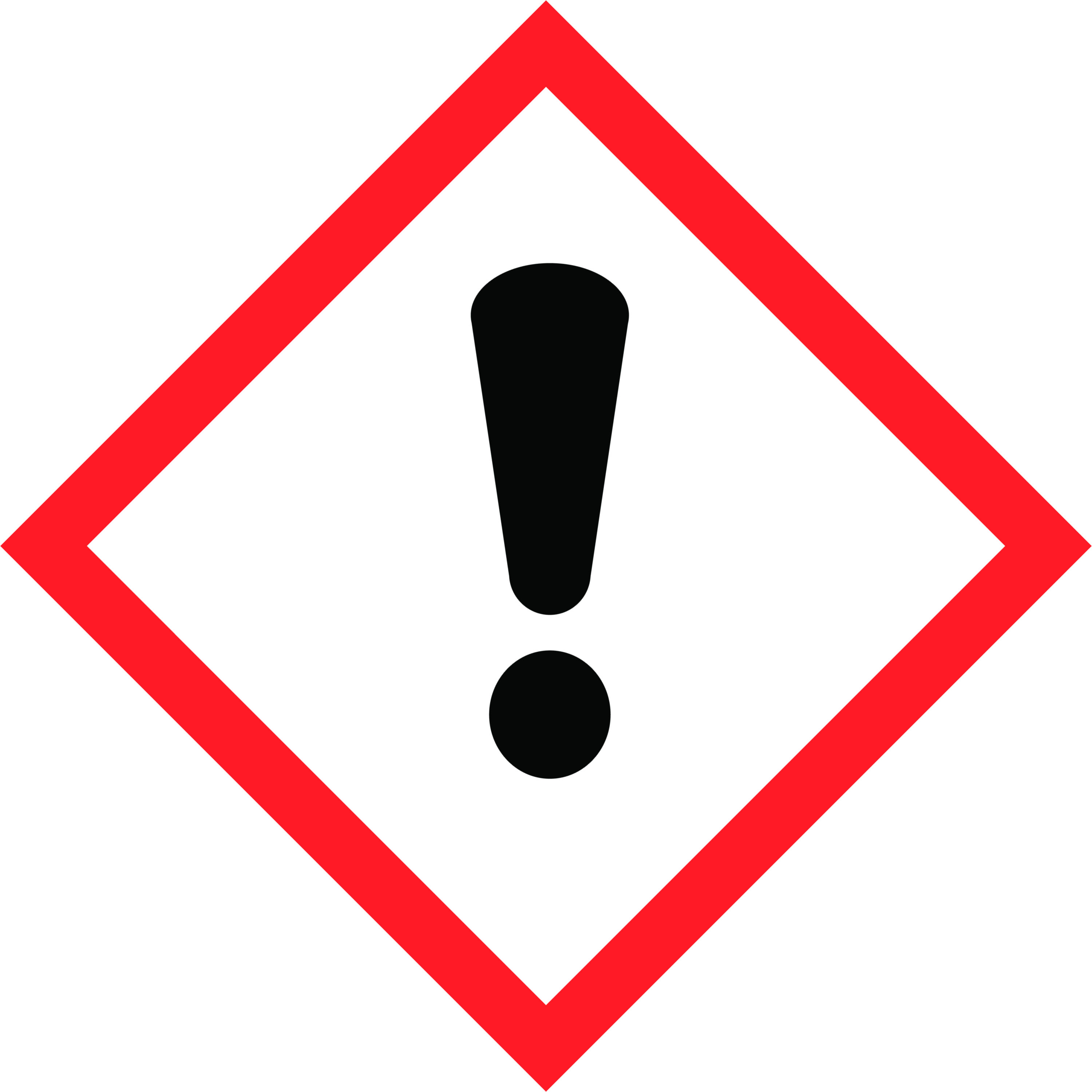 Danger Toxic Cat - Exclamation Mark Pictogram (3000x3000)