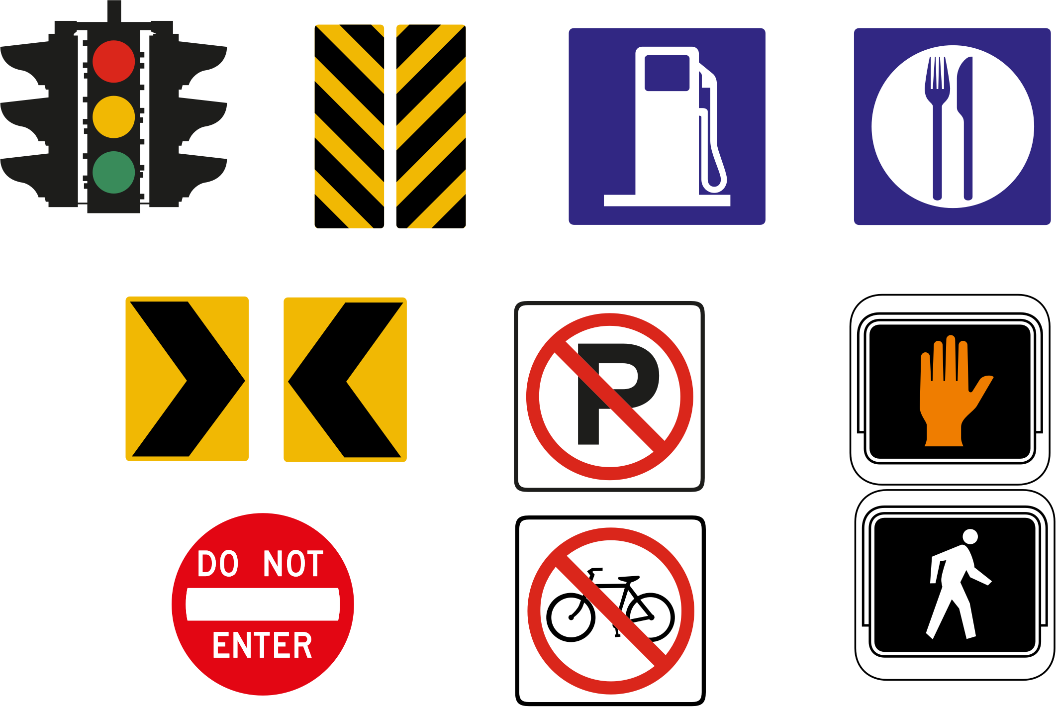 Signs Icon Set - No Parking - Usa Tile Coaster (2123x1429)