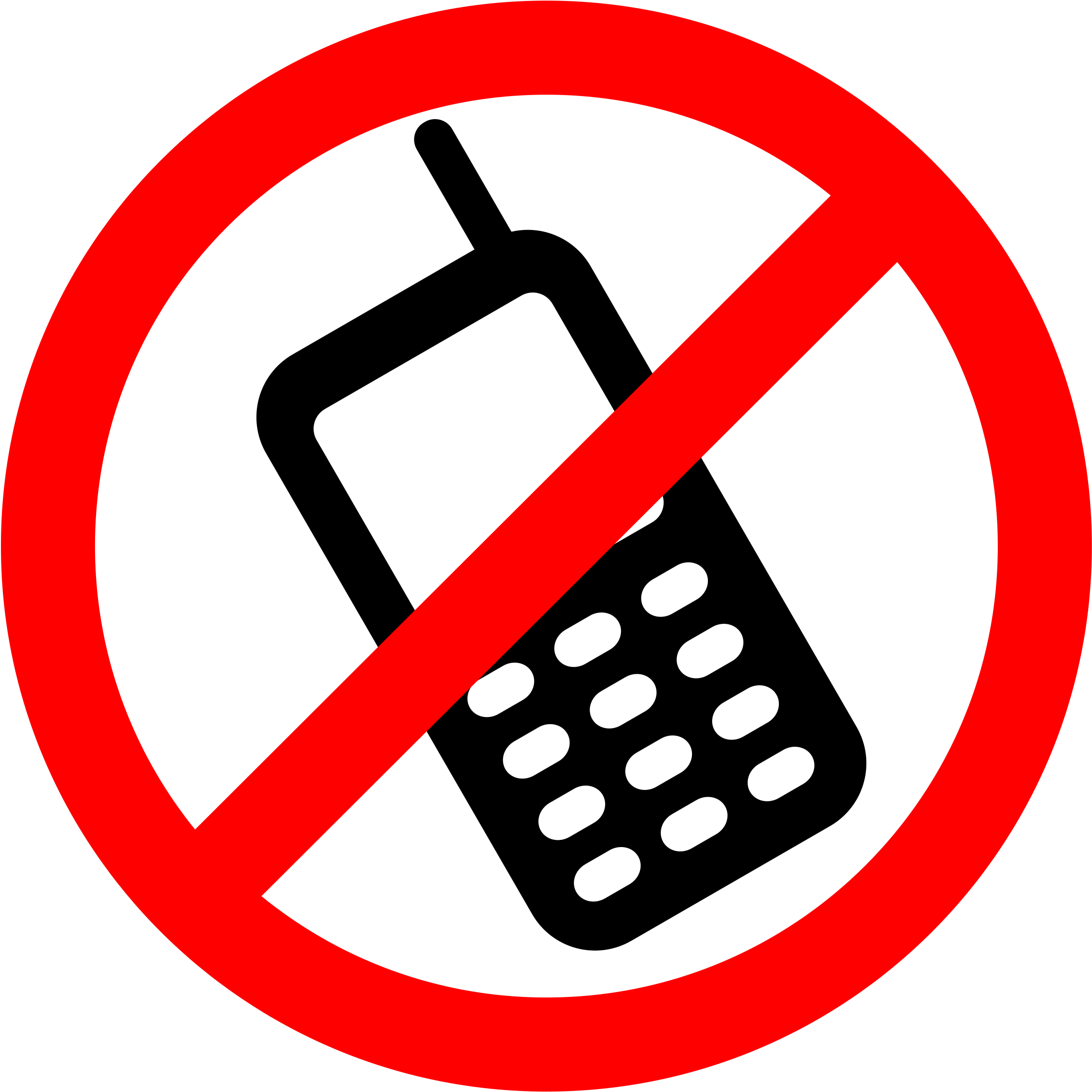 Cell Phones Clipart - No Phone Transparent Background (2400x2400)