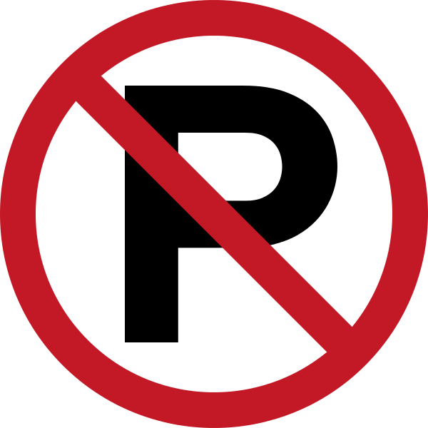 No Parking - Road Signs In The Philippines (600x600)
