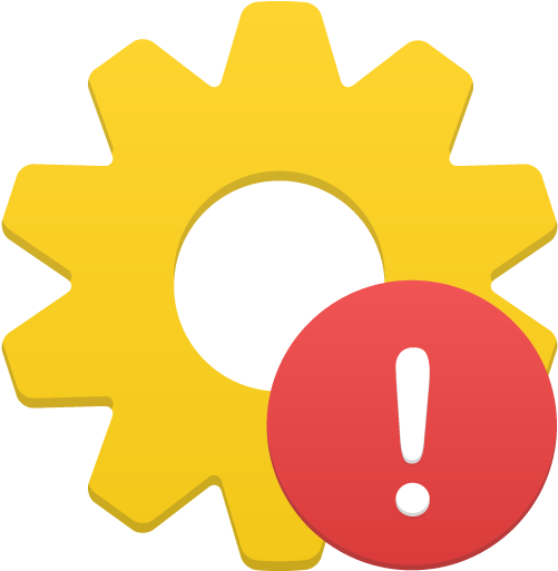 Process Warning Icon - Wrong Process Icon (512x512)