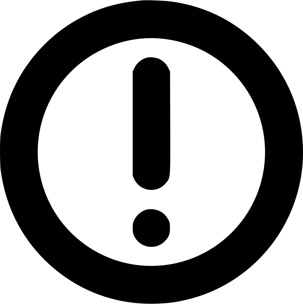 Danger Warning Sign Caution Alert Attention Error Comments - Peace Sign Black And White (980x982)