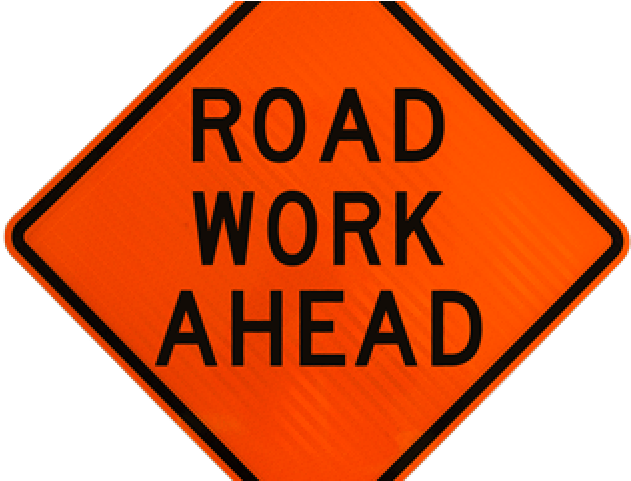 Danger Clipart Road Work Sign - Road Work Ahead Vine (640x480)