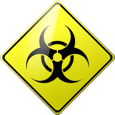 Caution Biohazard - Biohazard Symbol (400x400)