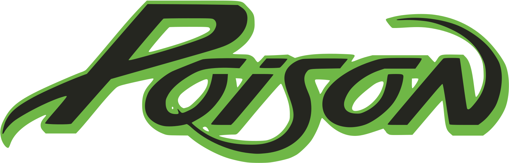 Poison/cheap Trick To Have Nothin' But A Good Time - Poison Band Logo (2000x731)