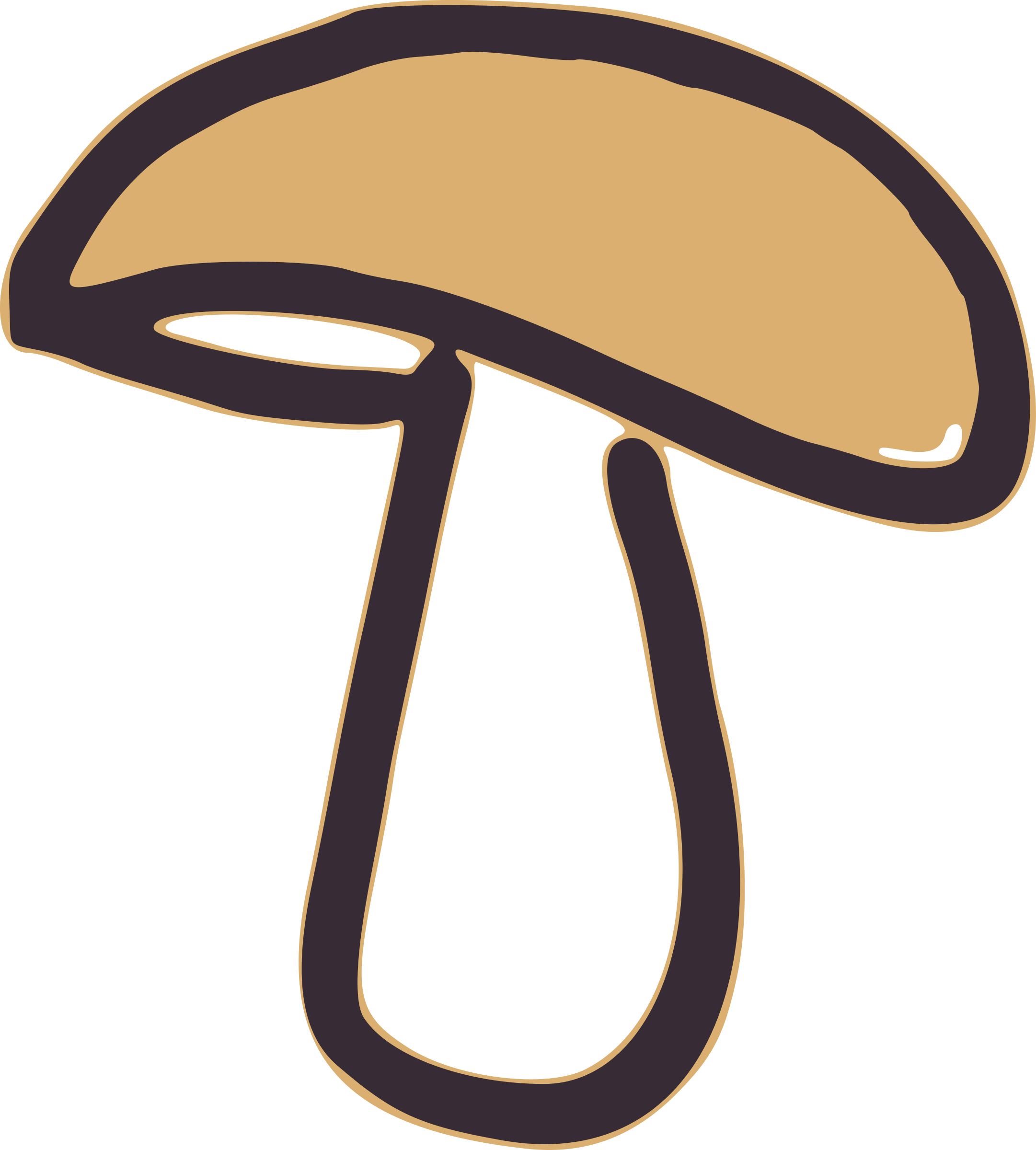 Big Image - Mushroom Vectors Download (2162x2400)