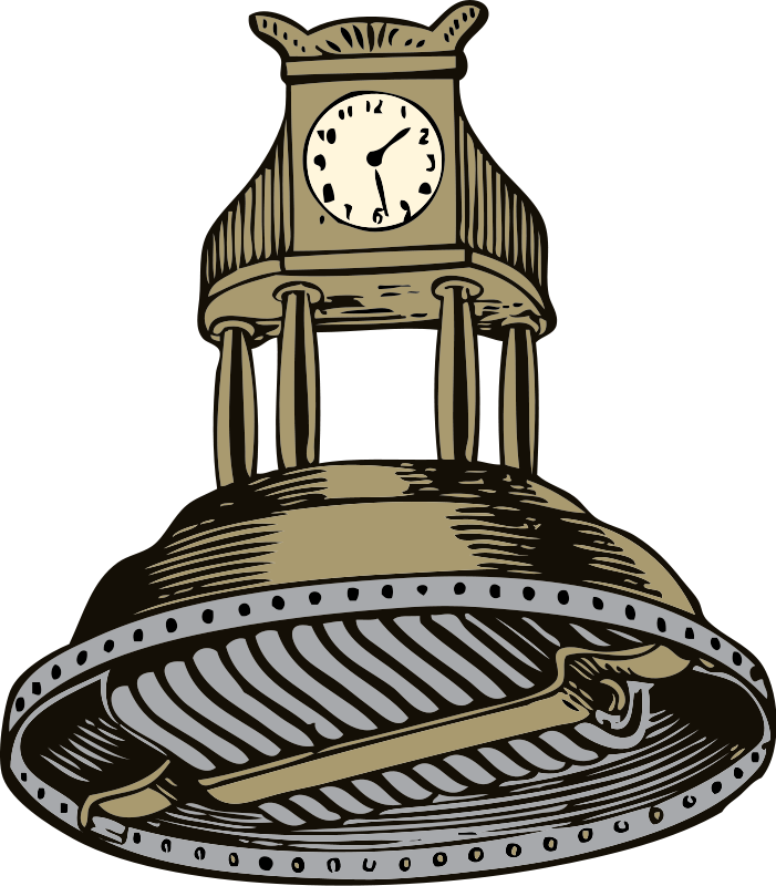 Winding Clip Art Download - Maquina Del Tiempo Png (701x800)