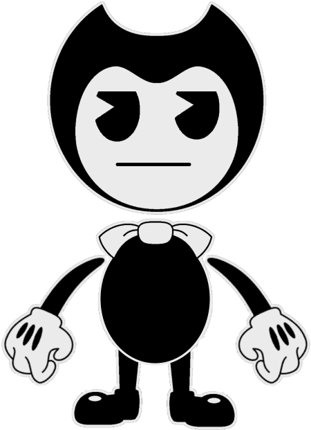 Bendy Is Not Impressed By Domobfdi - Art (455x628)
