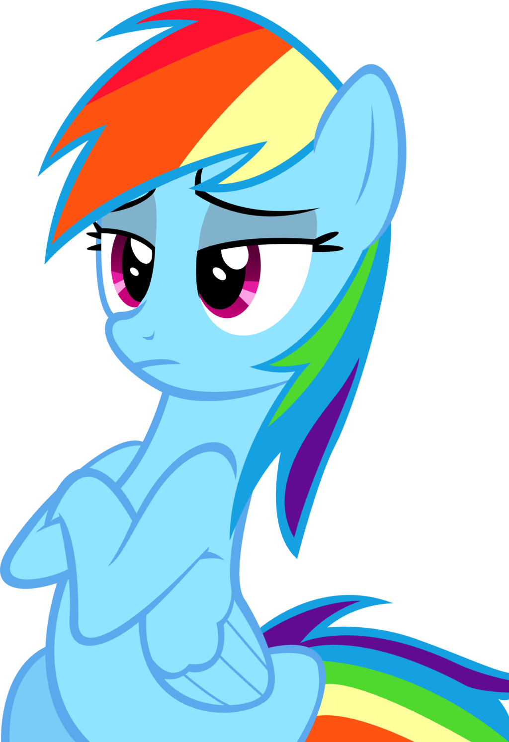 Andrewstillnight Rainbow Dash Is Not Impressed By Andrewstillnight - Rainbow Dash Not Impressed (1024x1494)