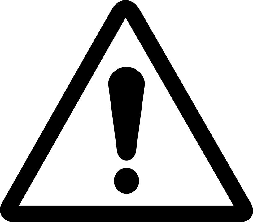 Free Vector Graphic - Triangle With Exclamation Mark (817x720)