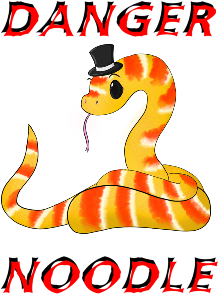 Danger Noodle By Loyalbandit1013 - T-shirt (817x977)