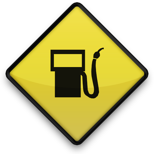 Gas - Yellow Hourglass Icon (512x512)