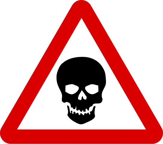 Danger Ahead Png Clipart - Traffic Signs School Ahead (541x478)