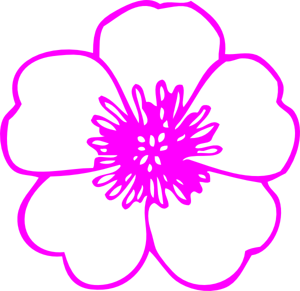 Flower Svg Clip Arts 600 X 582 Px - Flower Clip Art Free (600x582)