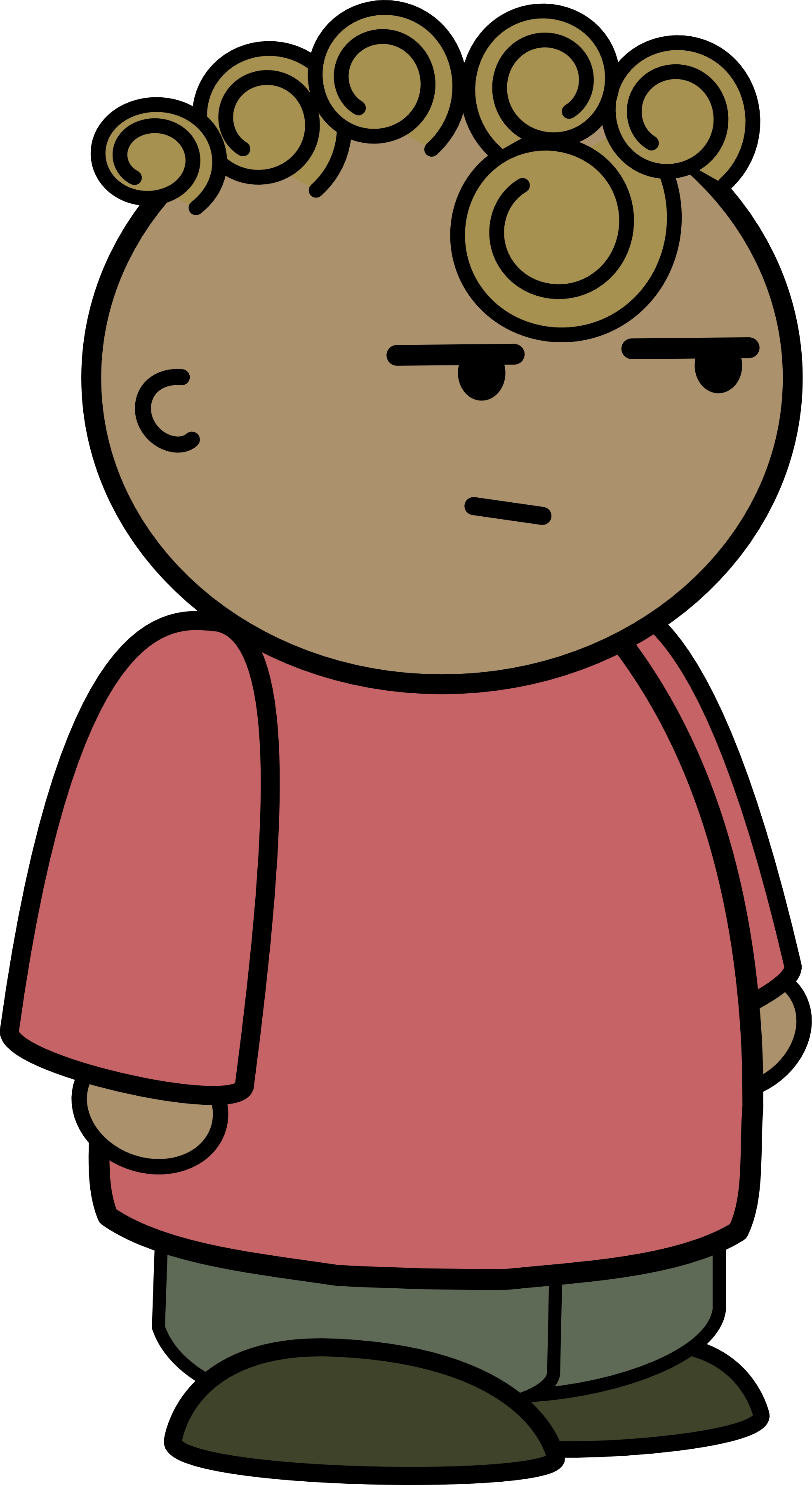 Inspiring Citing Clip Art Medium Size Inspiring Citing - Cartoon Person (1969x3601)