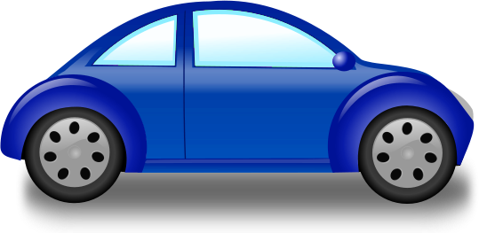 Blue Car Clip Art Clipart For Kid Pencil And In Color - Transparent Clip Art Car (539x263)