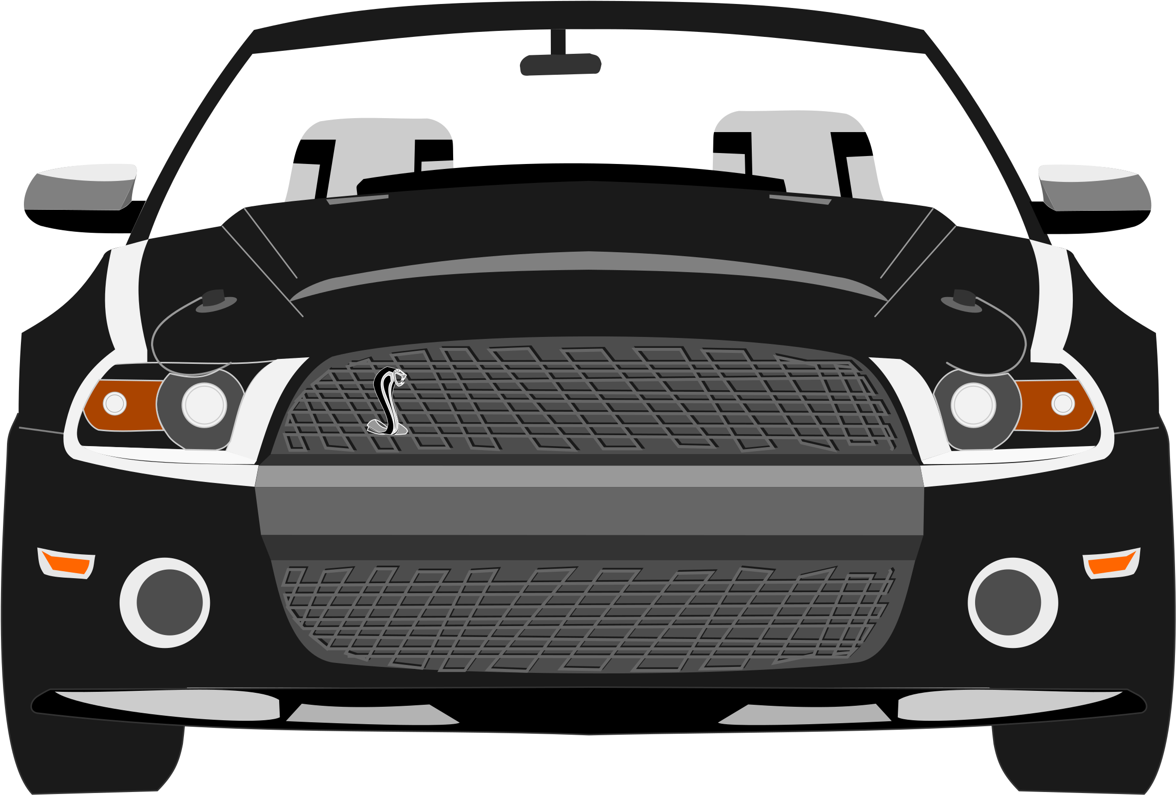 Mustang Shelby Gt500 Icons Png - Mustang Clip Art Png (2400x2400)