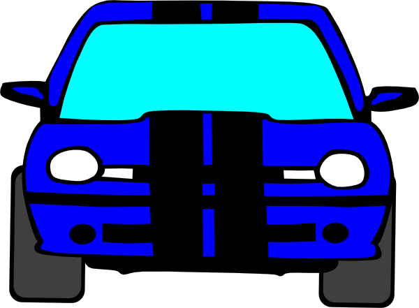 Blue Car Svg Clip Arts 600 X 441 Px - Clip Art (600x441)