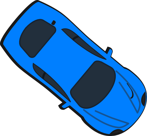 320 Svg Clip Arts 600 X 555 Px - Car Top View Png Small (600x555)