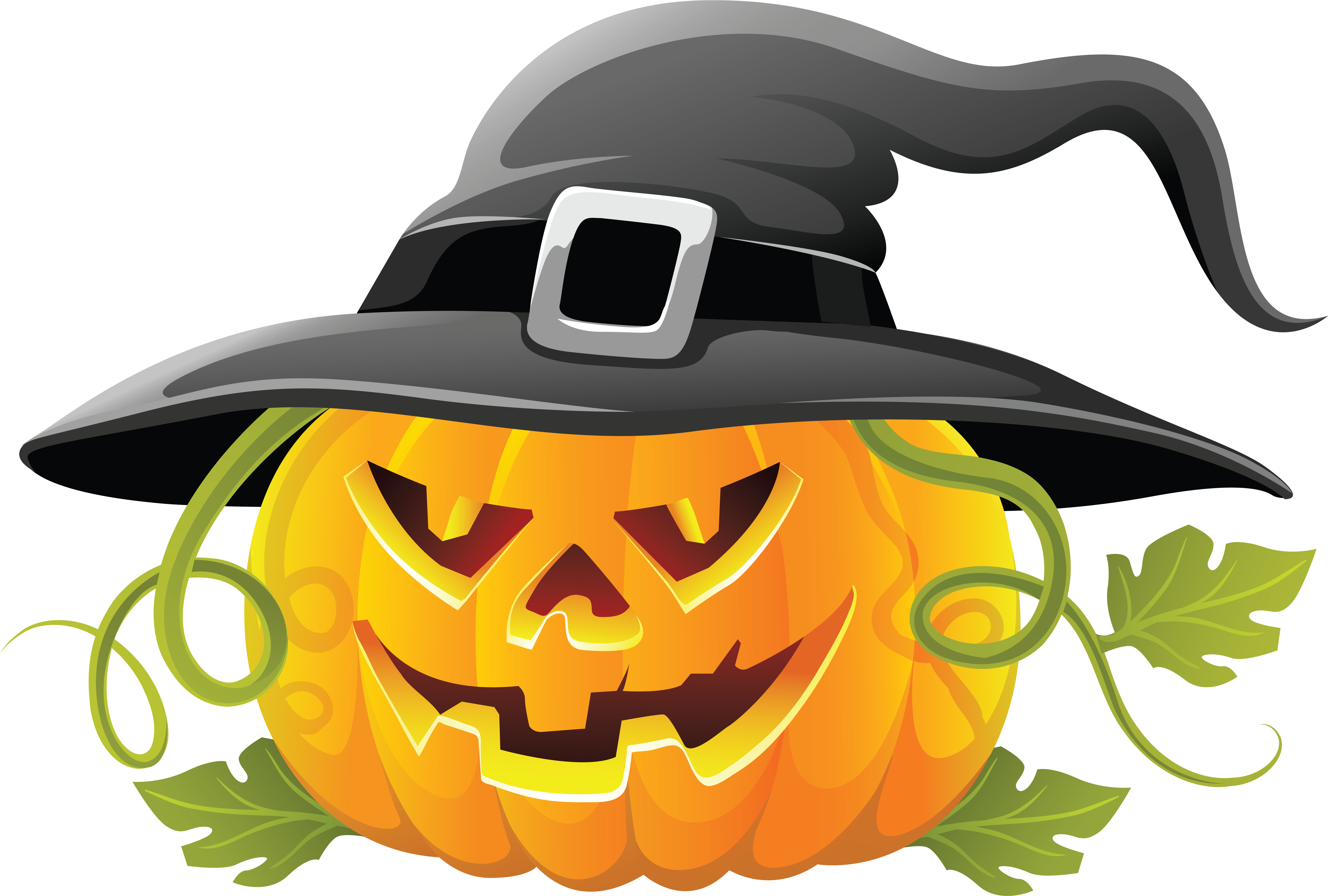 Clip Art Halloween Photo Album - Halloween Png (5863x4163)