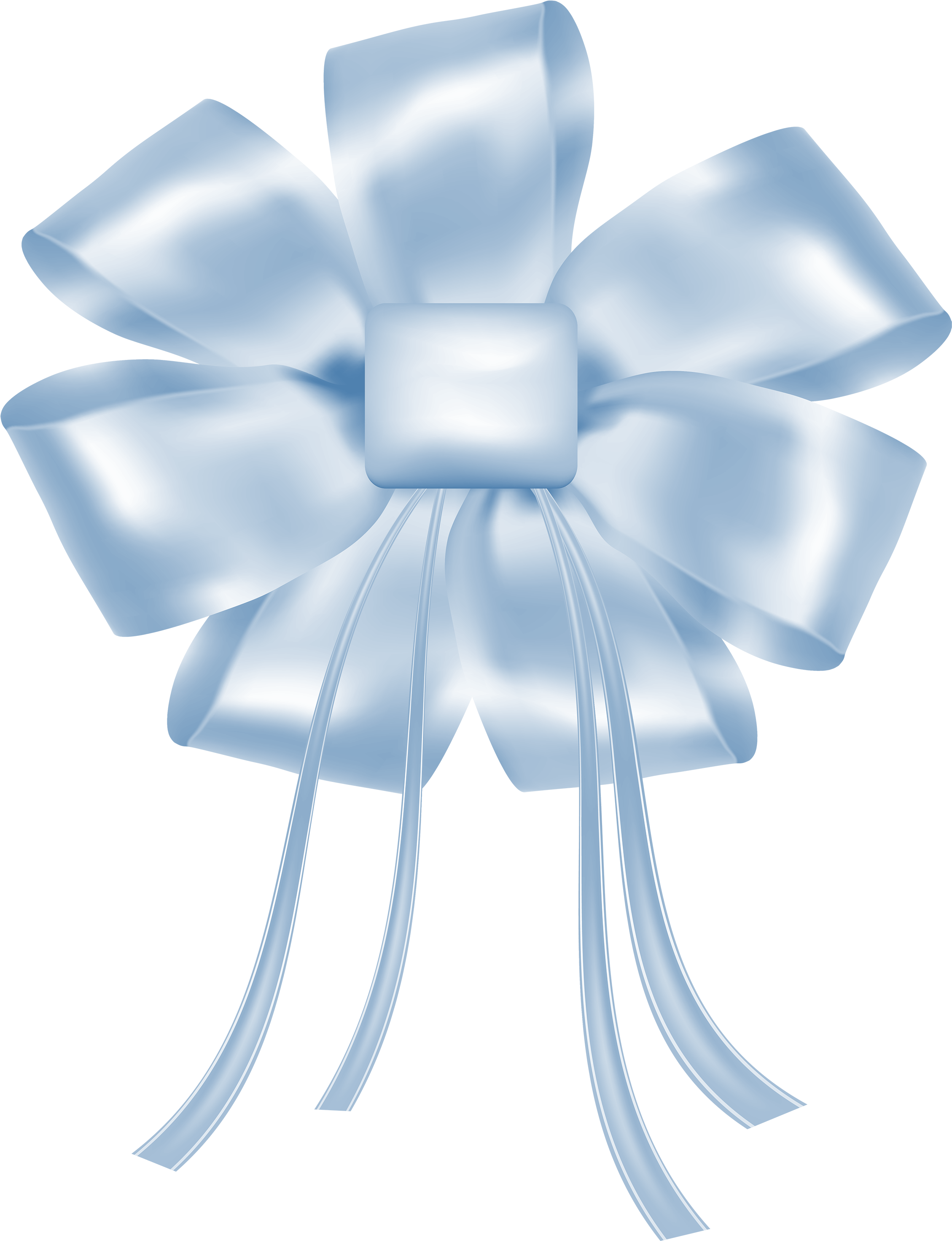 Light Blue Bow Png Clipart - Light Blue Ribbon Bow (2303x3000)