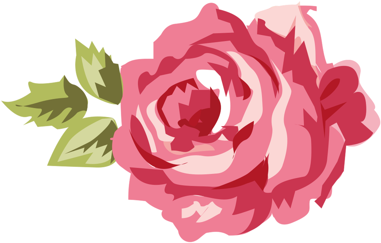 Shabby Chic Flower Clip Art - Shabby Chic Flowers Clipart Png (1368x855)