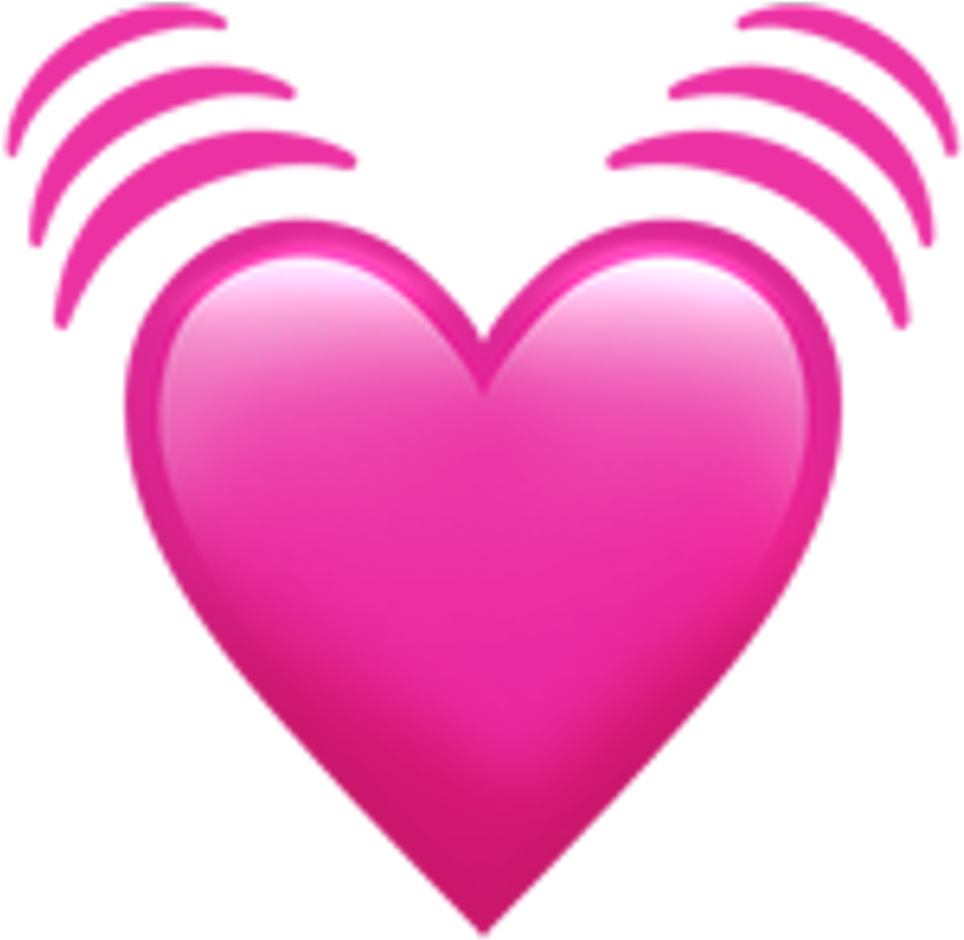 Ios Heart Emoji Transparent (964x940)