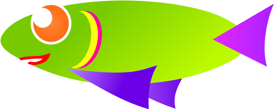 How To Set Use Caribbean Fish Svg Vector - Clip Art (999x399)