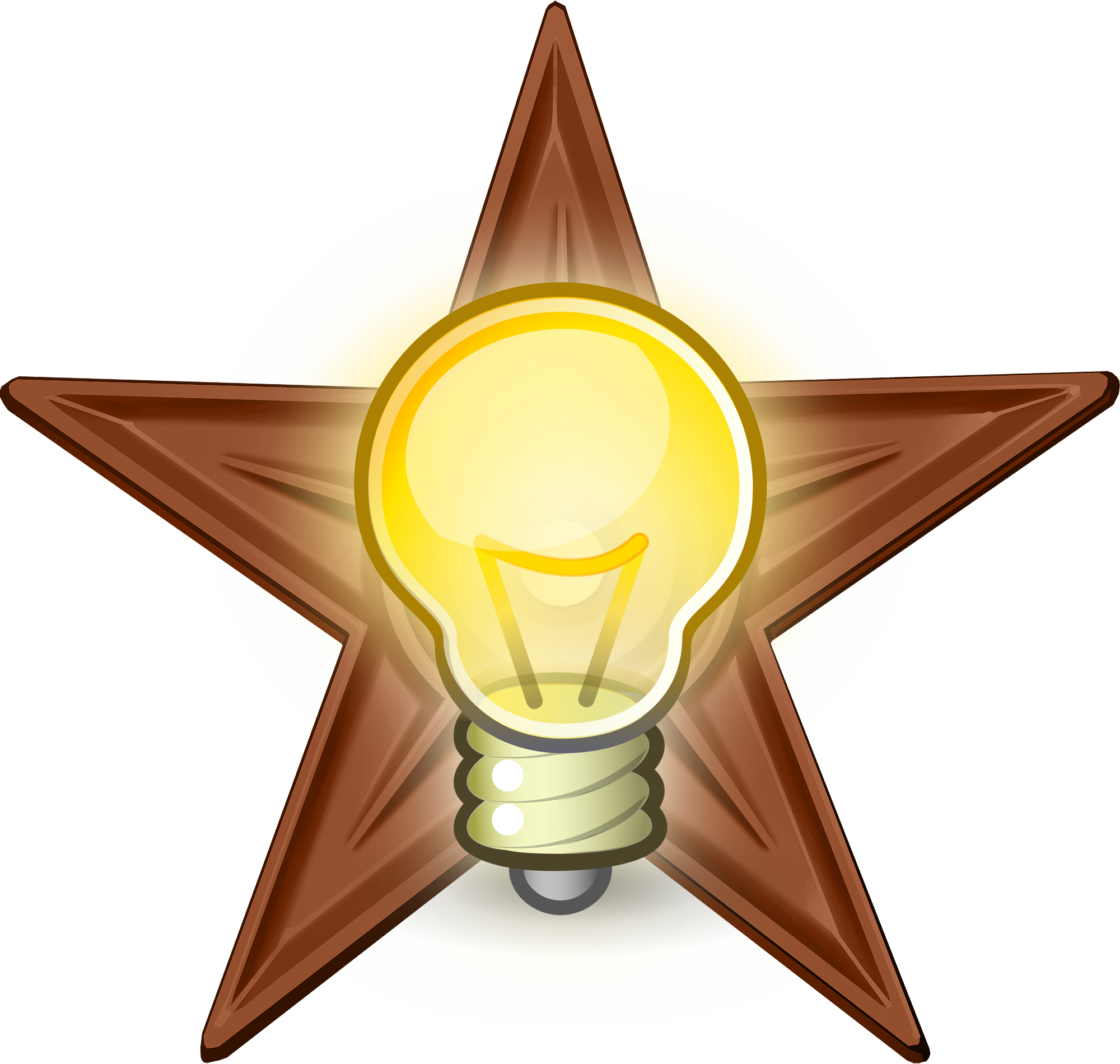 Brilliant Idea Barnstar Hires - Idea Original Png (2000x1900)
