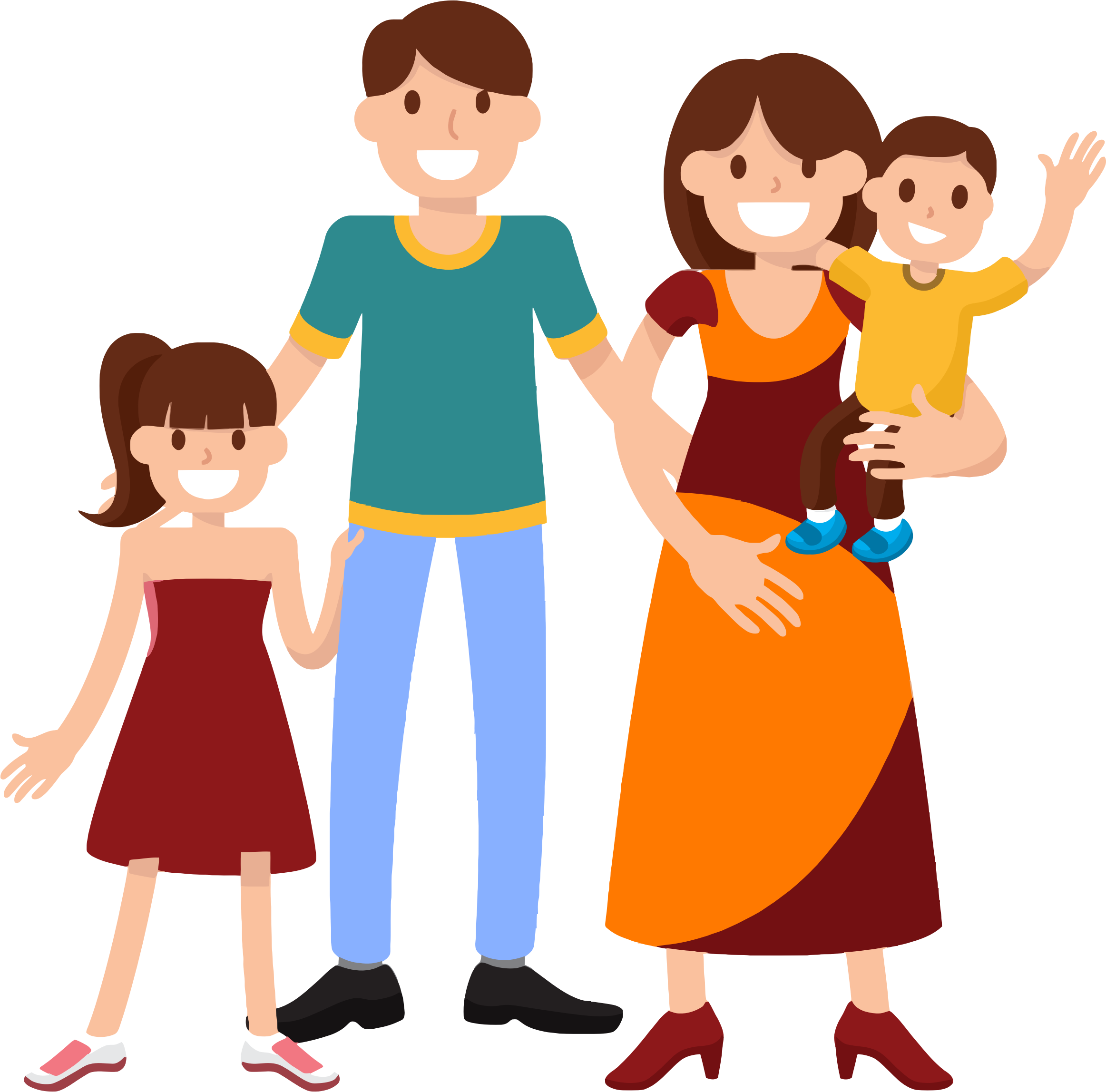 This Free Icons Png Design Of Very Happy Smiling Family - Happy Family Icon Png (2325x2296)