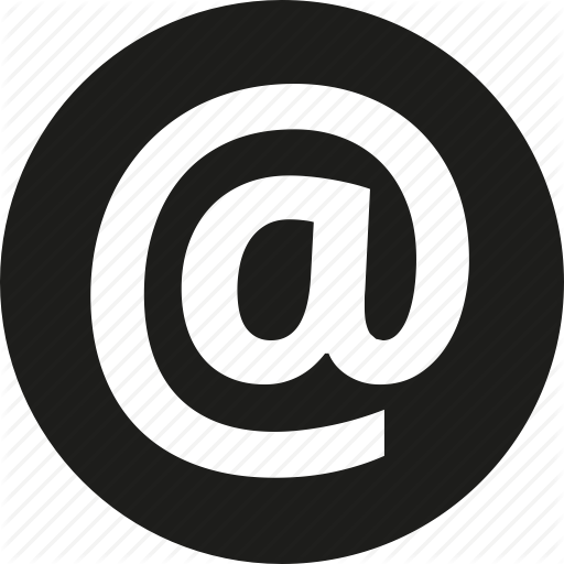 Email Icon Clip Art At - White At Sign Icon (512x512)